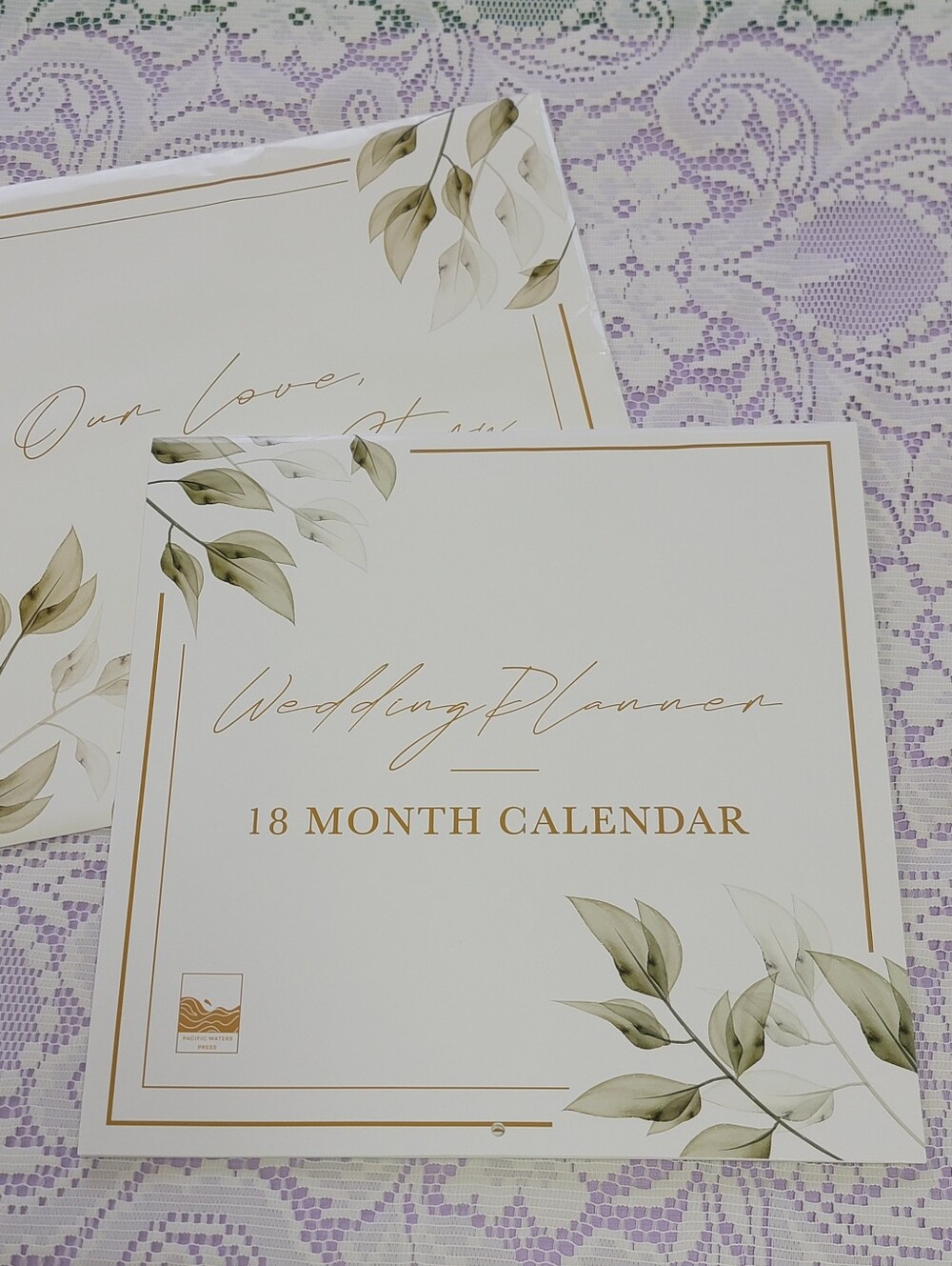 New! Wedding Planner Wall Calendar